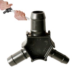 Multi Calibrator Deburring for Multilayer Pipes - Calibrator for Plastic and Aluminium Composite Pipes - Precision Tool for Pipe Diameter 20-25-32 mm