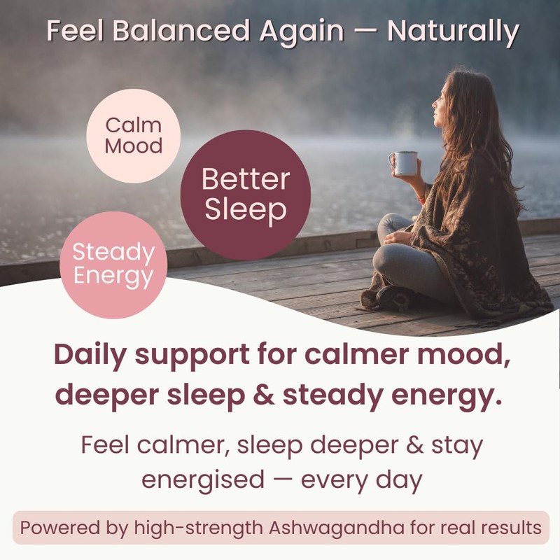 Hormone Balance Ashwagandha Mind & Body 1000mg – Adaptogen Support