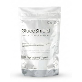 CellX GlucoShield | Suplemento de colágeno GLP-1 en sobres con Nextida·GC, Péptidos de Colágeno y AstraGin | 30 Porciones de 5 g | Sin Gluten, Lácteos ni Soya