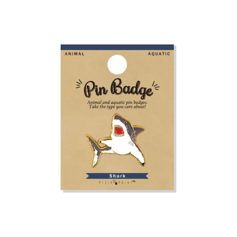 World Trading Co. Lapel Pin Badge Aquatic Pin Badge Shark