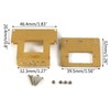 1PC Clear Plastic Mounting Bracket for SG90 Micro Servo Clear