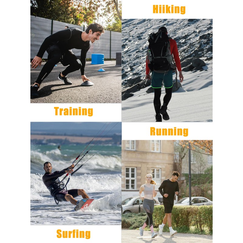 MAGCOMSEN Mens Long Sleeve Shirts UPF 50 Workout Moisture Wicking