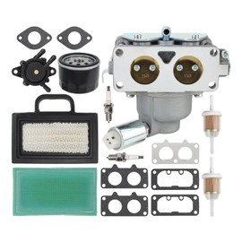 Carbhub 791230 Carburetor for 799230 699709 499804 407777 405777 406777 0128 E1 407677 441777 442577 445677 for ohn Deere MIA10632 LA150 LA145 LA130 L120 with Lawn Mower Air Filter