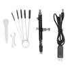 Upgraded Airbrush Kit with Air Compressor Portable Cordless Gun Rechargeable