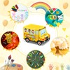 PerKoop 24 Pieces School Bus Party Treat Boxes Back to