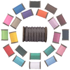 Ravenox Fms All Purpose Solid Braid Cord for Crafts, Sports, Landscaping, Horse Tack, Pets & Decor (Silver)(3/8 inch x 50 feet) Made in USA