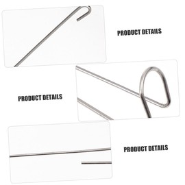 BESPORTBLE 3pcs Air Plant Holders Practical Tillandsia Hanging Hooks for Balcony Wedding Decoration Smooth Edges Lightweight Display Rack for Air Plants