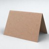 Paper Entrance Place Cards A6 Size Bifold Kraft Paper 30