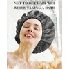 Aquior Gorro Ducha Reutilizable Mujeres Hombres Impermeable Varias Capas Cabello