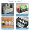 16 Counts Fridge Drawer Divider,Clear Refrigerator Organizer Bins Partition,Storage Baskets