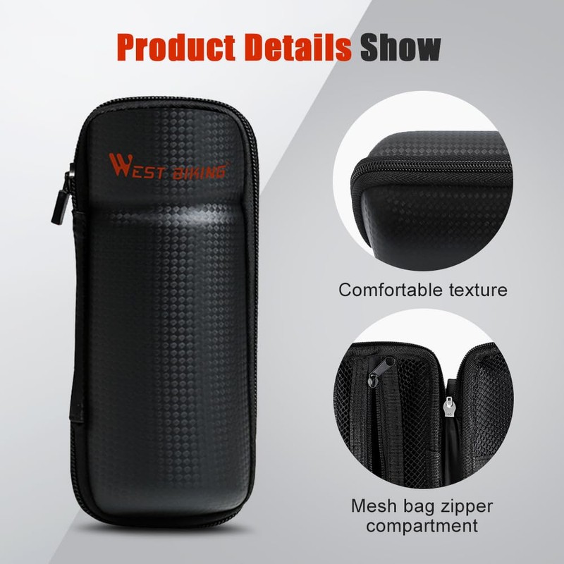 ZIMAOER Bicycle Bottle Holder with Tool Bag, Lightweight & Robust