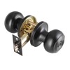 NCSEN Black Door Knobs Interior Keyless, Door Knobs for Bathroom