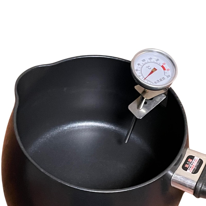 TAKAGI Tempura Pot Thermometer with Analog Mounting Bracket, For Deep