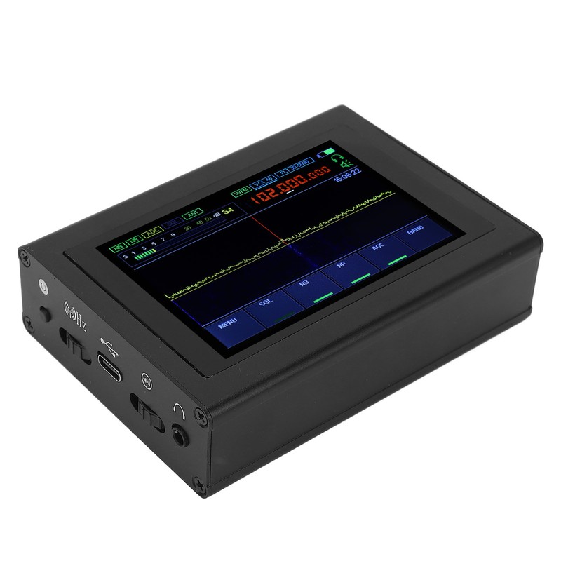 DSP SDR Radio Receiver 50GHz~250MHz 4GHZ~2GHZ Shortwave 3.5in Touching IPS