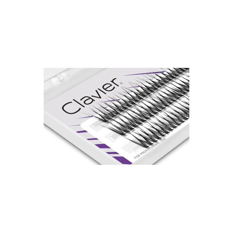 Clavier Eyelash Clusters V&L Shape Eye Make-Up Cat Eye Effect