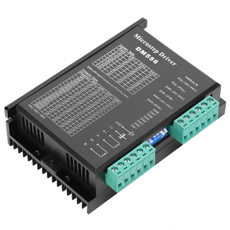 DM556 Stepper Motor Driver 20‑50VDC Low Noise Anti‑Interference 200kHz Pulse