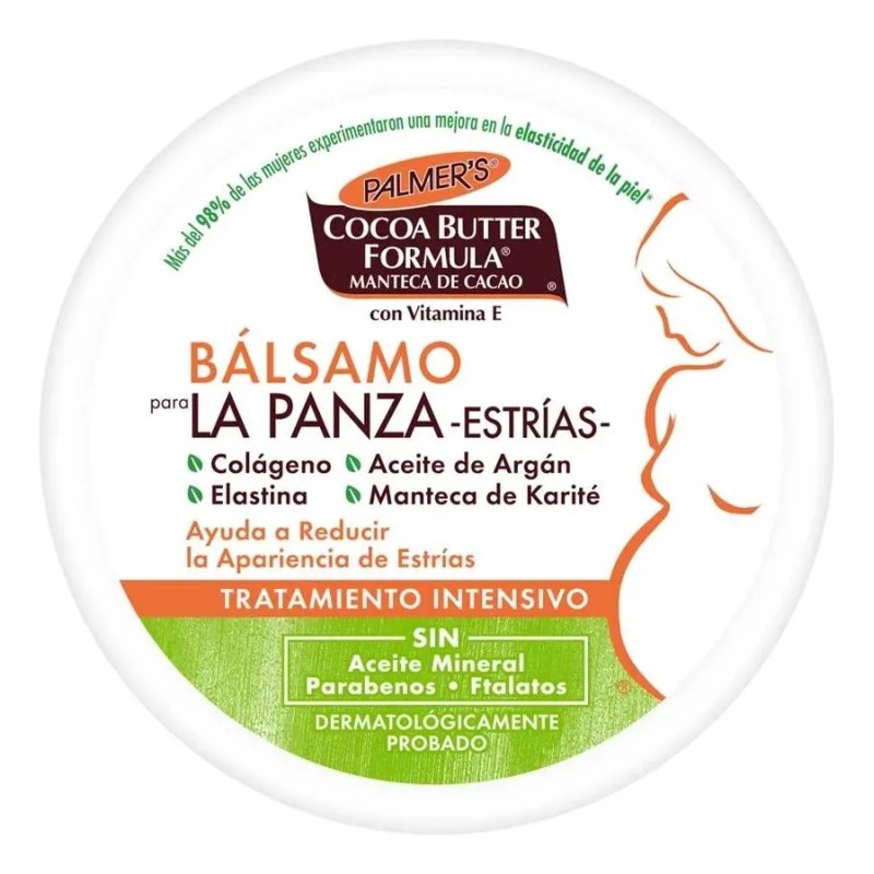 Bálsamo Abdomen Palmers Cocoa Butter Estrías Panza 125 Cacao