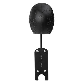 Motorcycle Helmet Wall Mount with Skull Design, Jacket and Coat Storage Hook