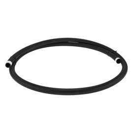 HEROFFIX 1 Pcs Fuel Line Hose Vacuum Hose Automotive Fuel Hose 6ft 0.56"ID 0.8"OD Black CPE Rubber,Nylon Braided AN-10