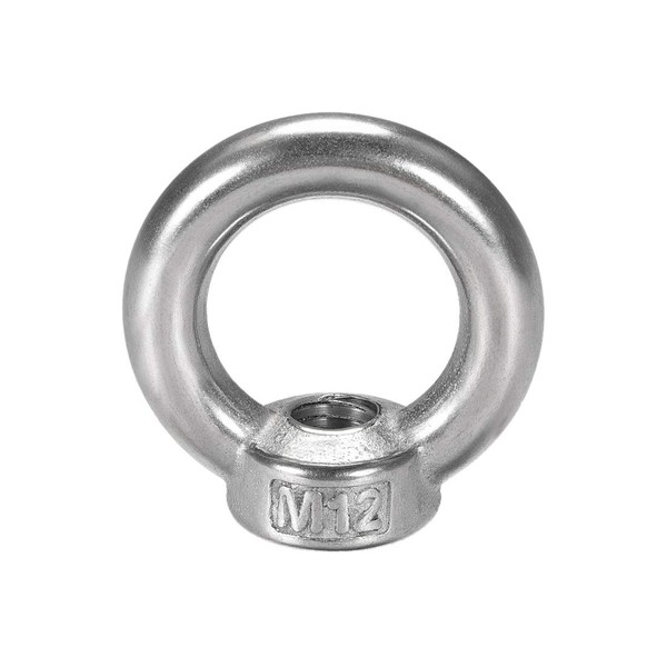 sourcingmap Lifting Eye Nut M12 Female Thread 304 Stainless Steel