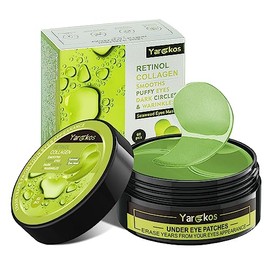 60 Pcs Parches Verdes Debajo De Los Ojos, 30 Pares De Máscara Debajo De Los Ojos Para Ojeras Tratamiento De Ojos Hinchados, Almohadillas De Gel De... 