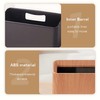 AIWE7D Mini Desk Trash Can, Desktop Trash Can Wood Grain,
