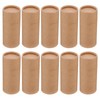 Makeup Brush Container 20pcs Empty Kraft Paper Jar Tube Cardboard