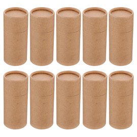 Makeup Brush Container 20pcs Empty Kraft Paper Jar Tube Cardboard Boxes Container Essential Oil Bottle Tube Tea Canister for Tea Essential 100ML Green Containers