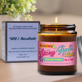 Vanilla Soy Candle for Calm & Connection – Clean, Non-Toxic, Vegan & Sustainable – 50+ Hour Burn in Recycled Glass – Elevate Mood, Soothe Stress, Anchor Mind & Mood – Family Ties Collection