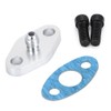PTNHZ AN4 Turbo Oil Feed Inlet Flange Adapter Kit w/Gasket
