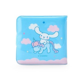Sanrio Cartera de vinilo, Blue, 9cm x 9cm x 1.5cm, Cinnamoroll
