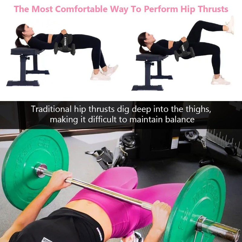 flintronic Exercise Hip Thrust Belt, Booty Belt for Hip Thrust,