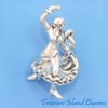 Spanish Flamenco Dancer 3D 925 Solid Sterling Silver Charm Pendant