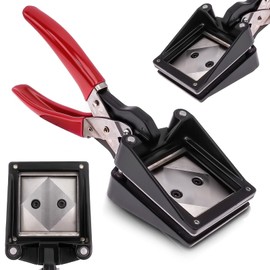 Passport Photo Punch, 5 x 5 cm, Other Passport Photo Cutting Machine, Passport Photo Cutter, Passport Size Punch for Passport Photos, Business Cards and Paper Cuts, Office, School & Home