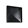 GKOLED 6-Pack 3.5” × 3.5” Pyramid Black PVC Vinyl Post
