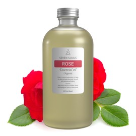 Rose Organic Essential Oil (596921, 8 oz)