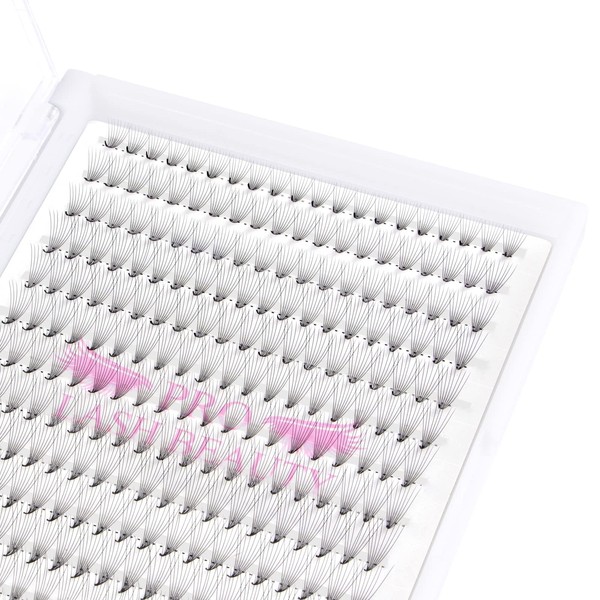 Premade Fans Eyelash Extensions 8D-D-0.07-10 Premade Volume Lash Extensions Pointed