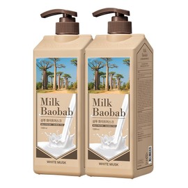 Milk Baobab Shampoo White Musk Fragrance, 1L, 2 pcs / 밀크바오밥 샴푸 화이트머스크향, 1L, 2개