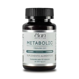 Metabolic - Suplemento Alimenticio - Con Colgeno, Astaxantina, Ganoderma y L-Carnitina - 60 Cpsulas de 500 mg                                         