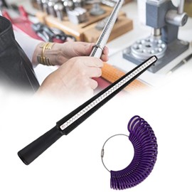 Anillo Mandril Medidor de anillo Medidor de dedo Medidor de anillo de plástico Medidor de dedo Medidor de anillo de plástico Varilla de mandril Medidor de dedo Anillo Herramienta