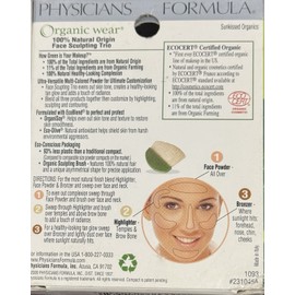 Physicians Formula Organic Wear Face Sculpting Trio, # 1093 Sunkissed Organics