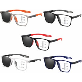 Gafas Inteligentes Autograduables Para Vista Cansada, Lentes Progresivos Hombre, Gafas Fotocromáticas de Sol y Lentes Anti Luz Azul Para Computadora Con Diseño Ligero TR90