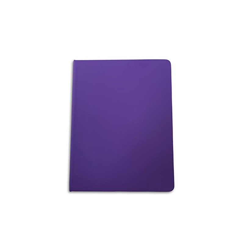 Deep Purple Hardcover Ruled Journal with Elastic Tie - 6.4