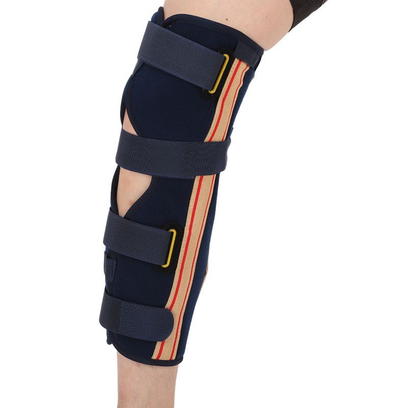 Knee Joint Fixation Support Adjustable Comfortable Knee Fracture Protector for