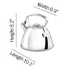 All-Clad Specialty Stainless Steel Tea Kettle 2 Quart Induction Pots