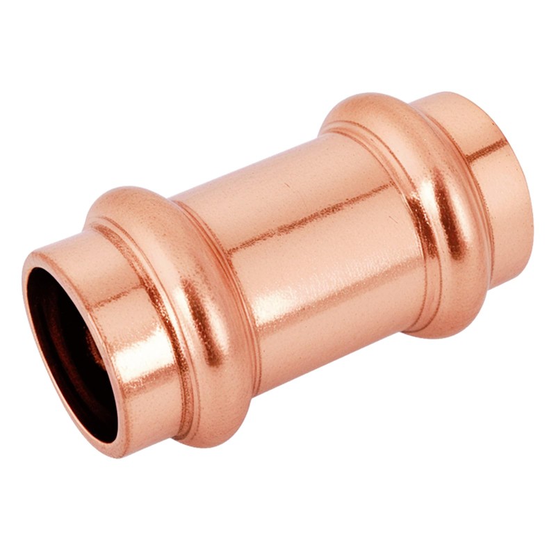 (WDAISY 10 Pack) 3/4" Copper Press Coupling with Stop –