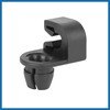 A ABSOPRO 10pcs 25.4mm Plastic Car Hood Prop Rod Clip