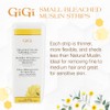 GiGi Bleached Muslin Wax Strips for Waxing – 100 Count