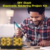 Soldering Practice Kit, 4-Bit Digital Clock Kit with Lighting Adjustment,