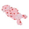 Dog Raincoat Hooded Reflective Breathable Lightweight Strawberry Patterns Puppy Rain